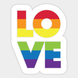 LOVE Pride Sticker